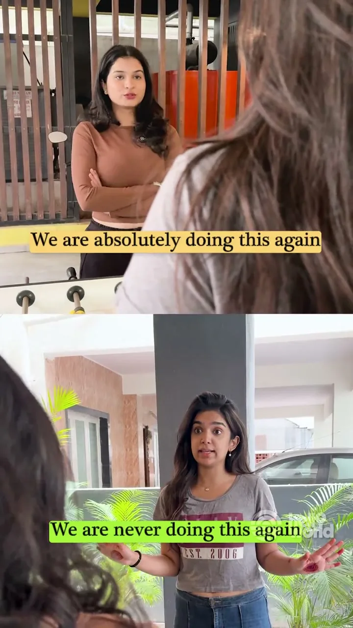 We rated each other